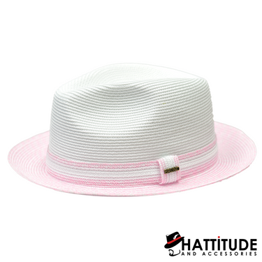 The Antonio Pink and white